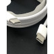 Câble ORIGINAL APPLE 60W USB-C vers USB-C 1m pour iPad ou iPhone - Présentation des connecteurs