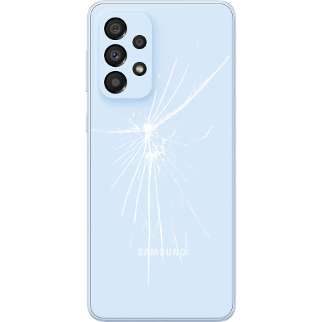 [Réparation] Vitre arrière ORIGINALE Bleue pour SAMSUNG Galaxy A33 5G - A336B à Caen