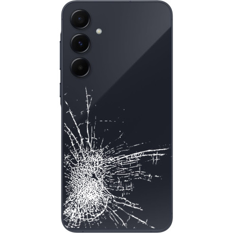 [Réparation] Vitre arrière ORIGINALE Noire pour SAMSUNG Galaxy A55 5G - A556B à Caen