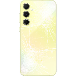 [Réparation] Vitre arrière ORIGINALE Lime pour SAMSUNG Galaxy A55 5G - A556B à Caen