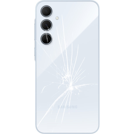 [Réparation] Vitre arrière ORIGINALE Bleue pour SAMSUNG Galaxy A35 5G - A356B à Caen