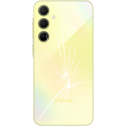 [Réparation] Vitre arrière ORIGINALE Lime pour SAMSUNG Galaxy A35 5G - A356B à Caen