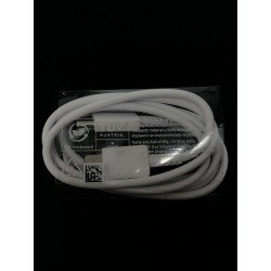 Câble USB-C vers USB-C 25W Blanc 1m ORIGINAL EP-DA705 pour SAMSUNG - Présentation du câble
