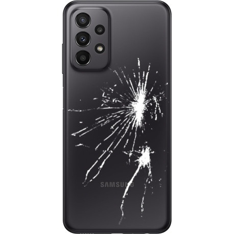 [Réparation] Vitre arrière ORIGINALE Noire pour SAMSUNG Galaxy A23 5G - A236B à Caen