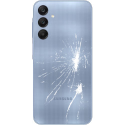 [Réparation] Vitre arrière ORIGINALE Bleue pour SAMSUNG Galaxy A25 5G - A256B à Caen