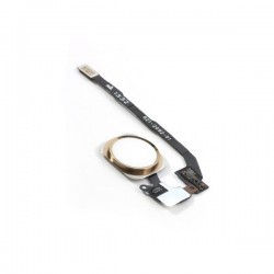 Nappe de bouton HOME Blanc / OR Complète + Touch ID ORIGINAL - iPhone 5S / SE