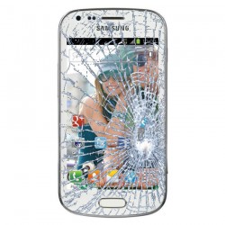 [Réparation] Vitre Tactile ORIGINALE Blanche - SAMSUNG Galaxy TREND - S7560 à Caen