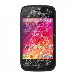 Forfait Réparation Vitre Tactile Noire + Adhésifs - WIKO Ozzy à Caen