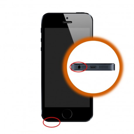 [Réparation] Connecteur de Charge ORIGINAL Noir - iPhone 5S