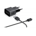 [PACK] Chargeur Secteur Rapide + Câble Micro USB ORIGINAL Noir - SAMSUNG