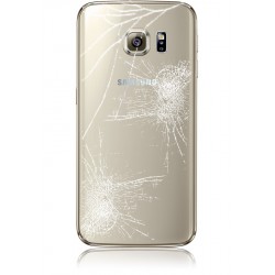 Forfait Réparation Vitre Arrière ORIGINALE Or - SAMSUNG Galaxy S6 - G920F à Caen