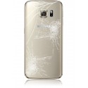 [Réparation] Vitre Arrière ORIGINALE Or - SAMSUNG Galaxy S6 Edge - G925F