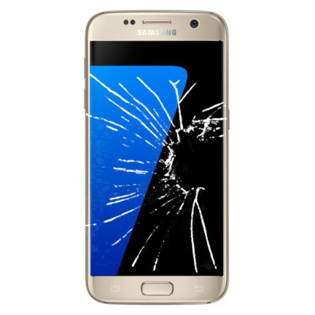 [Réparation] Bloc Avant ORIGINAL Or - SAMSUNG Galaxy S7 Edge - G935F