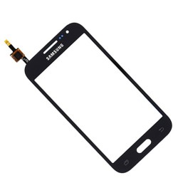 Vitre Tactile ORIGINALE Grise Foncée + Adhésifs - SAMSUNG Galaxy CORE Prime VE - G361F