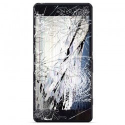 [Réparation] Bloc Avant ORIGINAL Noir - SONY Xperia Z3 - D6603 / D6643 / D6653 à Caen