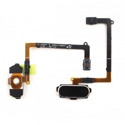 Bouton HOME Bleu / Noir + Lecteur d'empreinte Digitale ORIGINAL - SAMSUNG Galaxy S6 - G920F