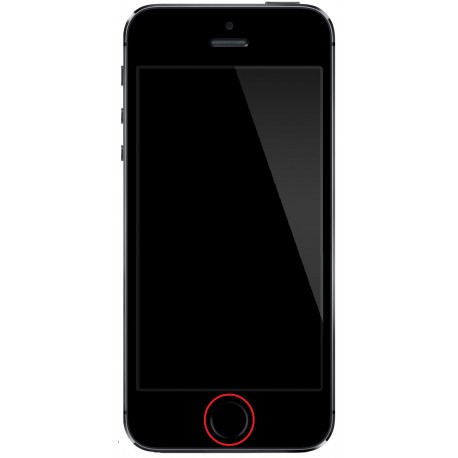 [Réparation] Nappe de Bouton HOME Noir ORIGINALE - iPhone SE à Caen